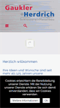 Mobile Screenshot of gaukler-herdrich.de