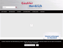 Tablet Screenshot of gaukler-herdrich.de